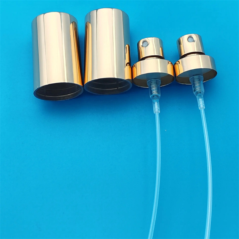 20mm Rose Gold Aluminum Crimp Pump Sprayer